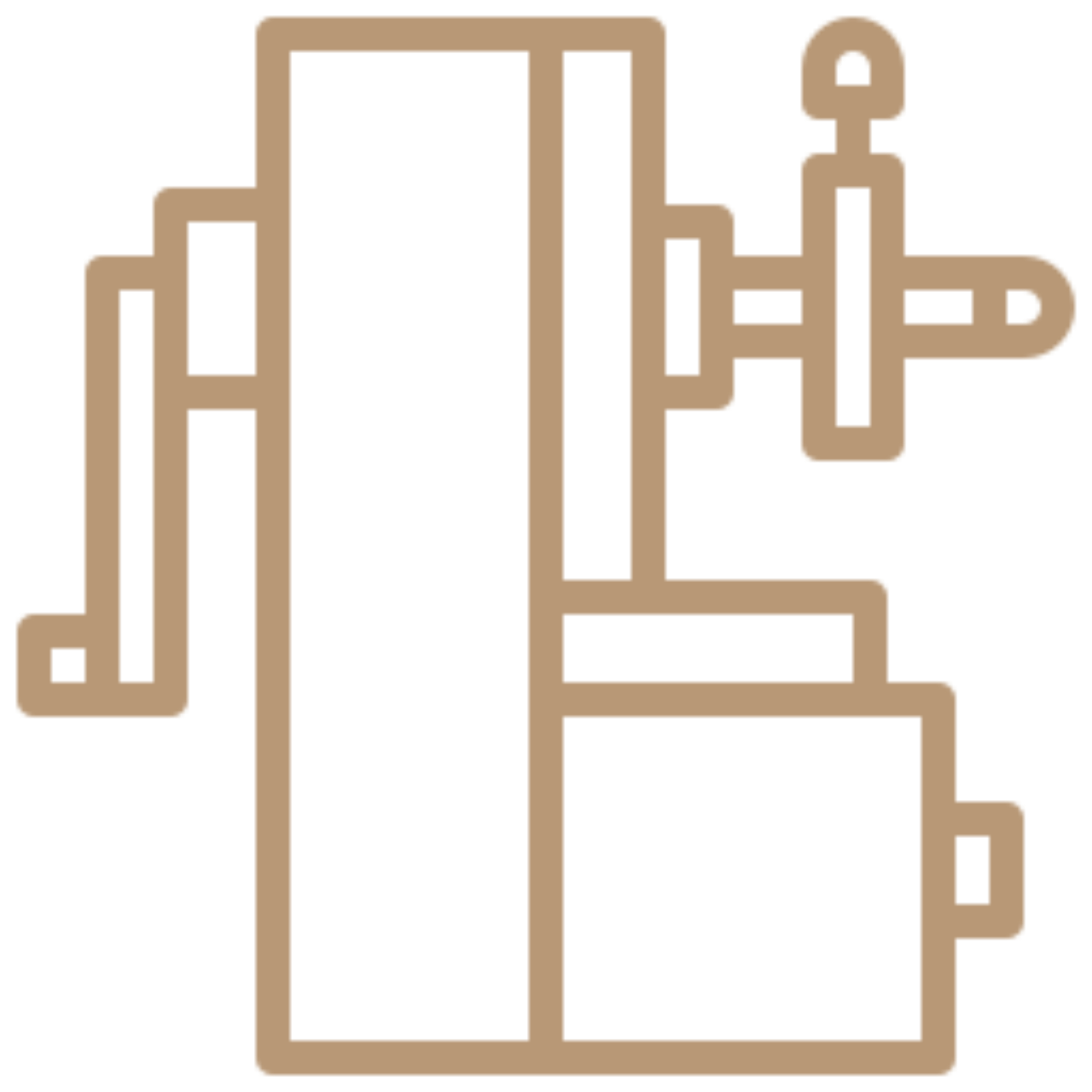 Line art of a machine with a white background