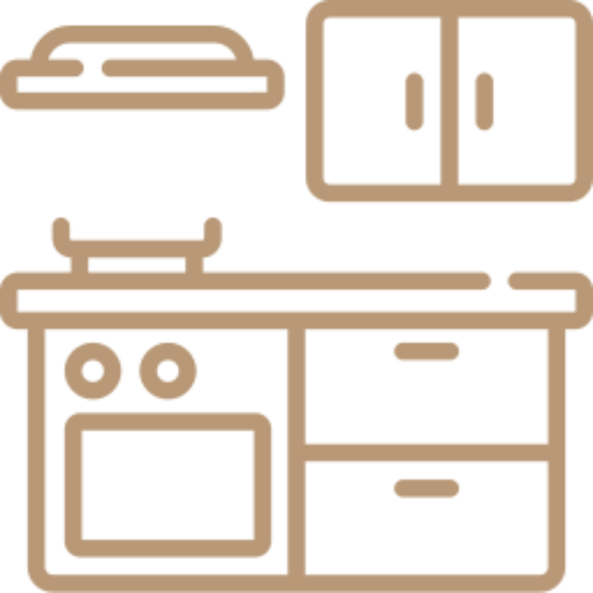 Kitchen with a stove top oven and cabinets, as well as a kitchen cabinet icon