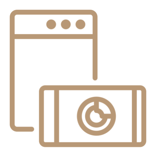 White background with a washing machine and a clock icon
